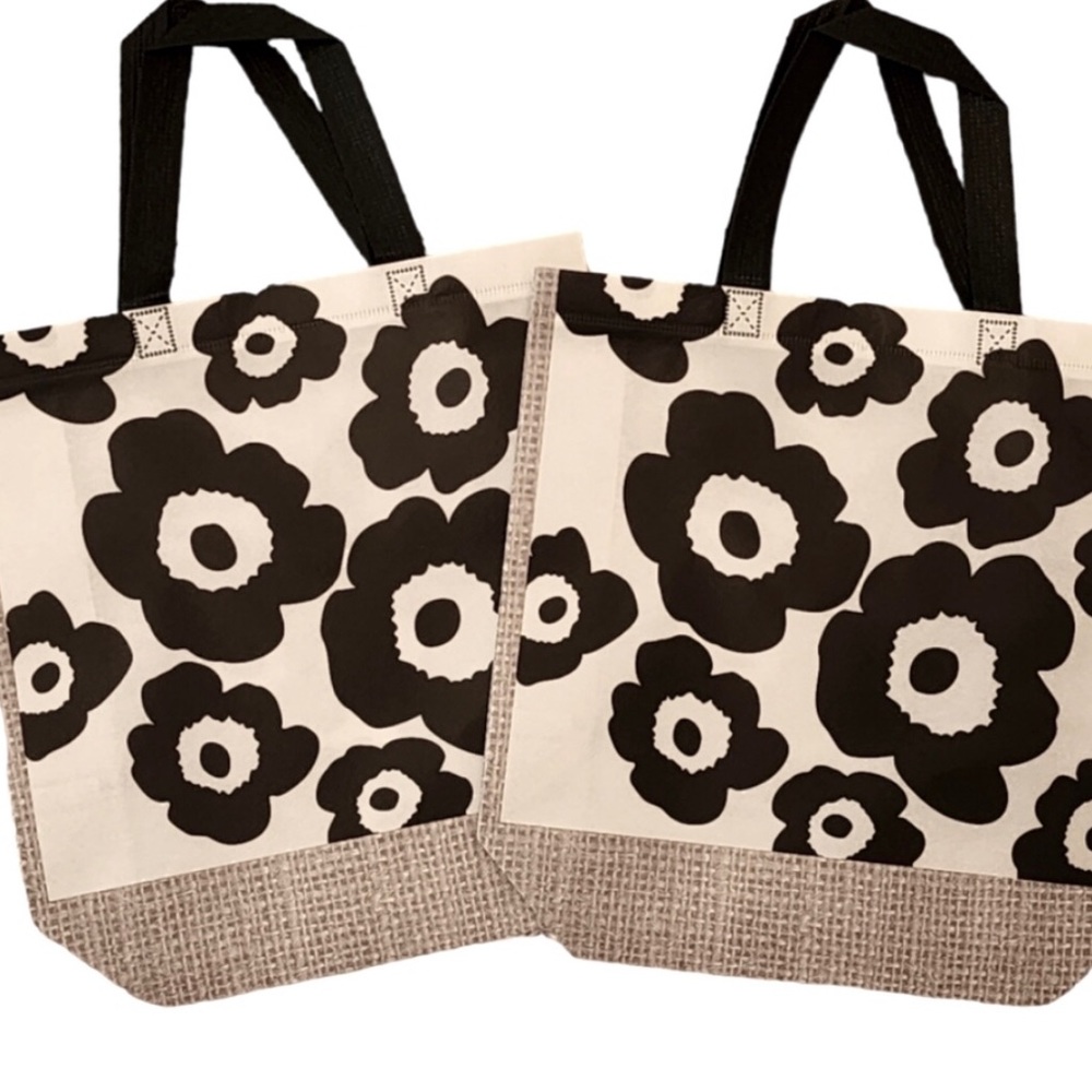 2/10$ Reusable Shopping Bags - Flower Power